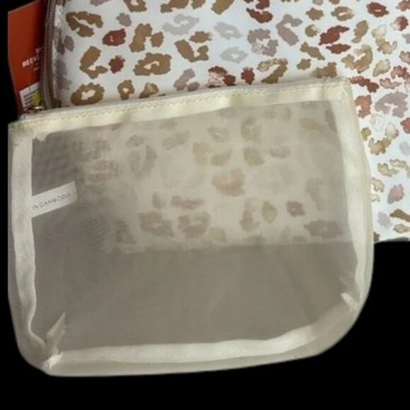 NWT Sonia Kashuk Limited Edition Large Toiletry Pouch Set - Terra Spot - Picture 2 of 8